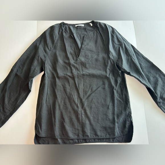 BLDWN Lyocell Blouse Black Size Medium - Picture 1 of 6
